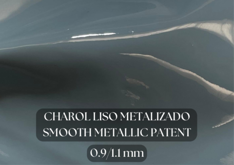 Piel de Charol liso metalizado