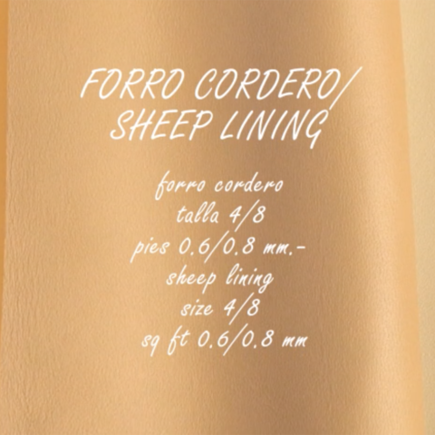 FORRO CORDERO