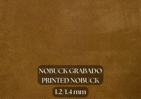 Piel de Nobuck grabado