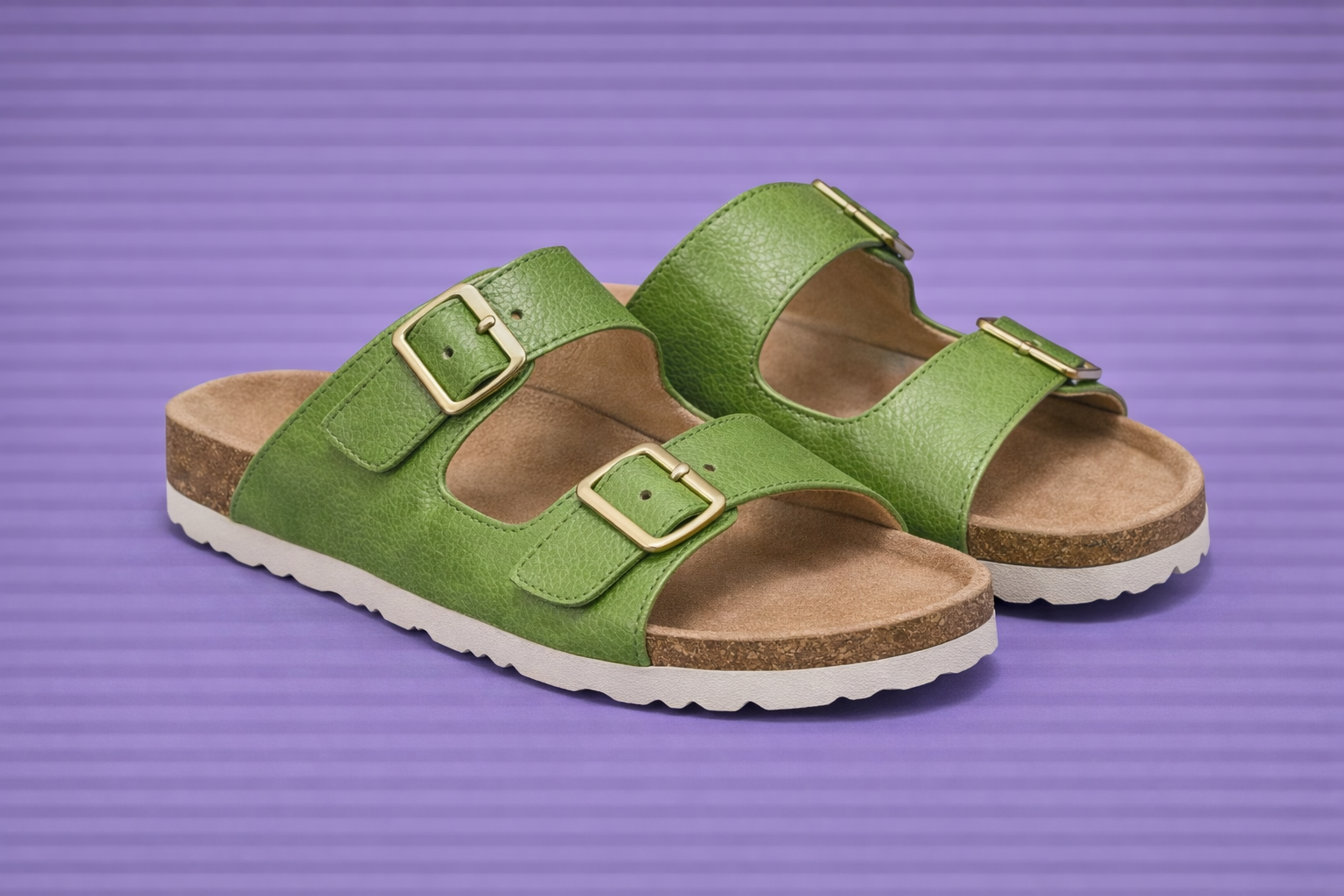 Sandalias piel de cordero lavado sin cromo