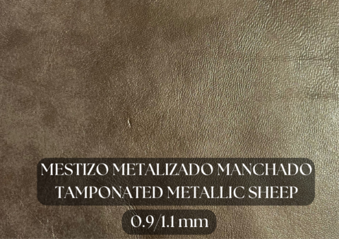 Piel de mestizo metalizado manchado