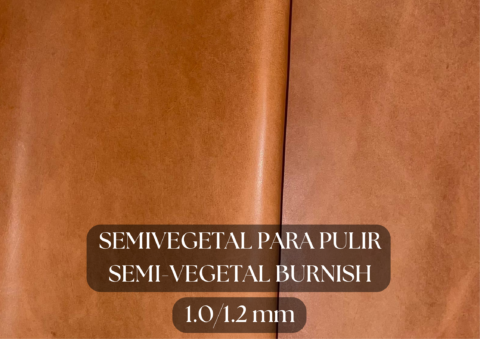 Piel semivegetal para pulir