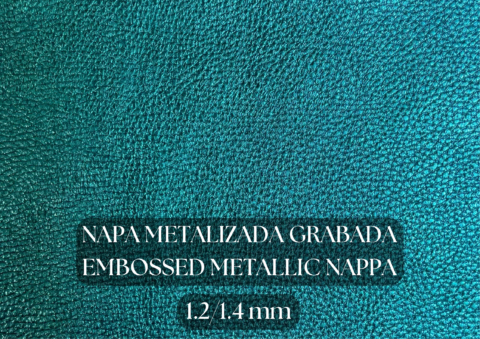 Napa grabada metalizada