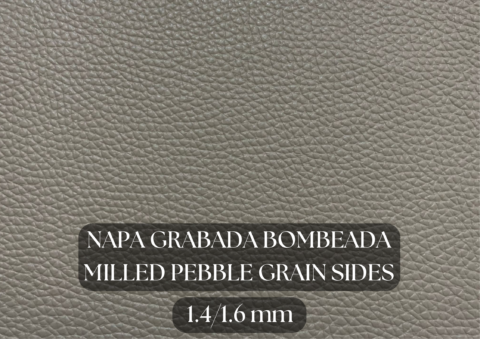 Piel napa grabada y bombeada