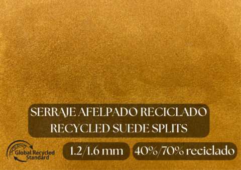 Carta de colores serraje afelpado reciclado