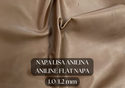 Piel napa lisa anilina