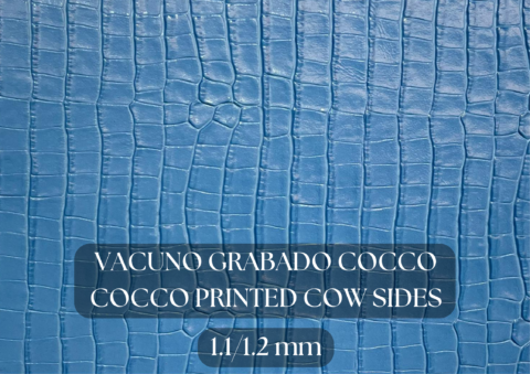 Hojas vacuno grabado cocco