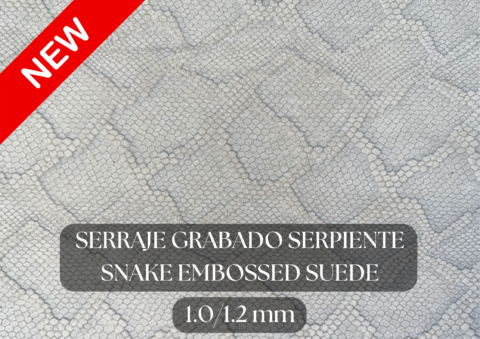 Serraje grabado tipo serpiente