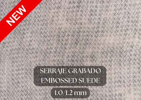 Piel de serraje grabado