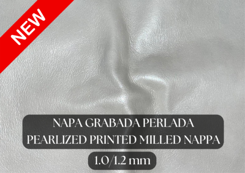 Piel napa grabada perlada