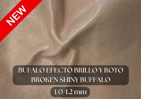 Piel de bufalo brillo y roto