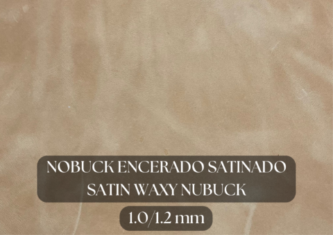 Piel nobuck satinado encerado