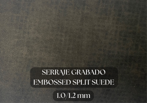 Piel serraje grabado